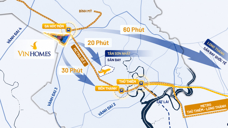 Vị trí Vinhomes Saigon Park ở đâu