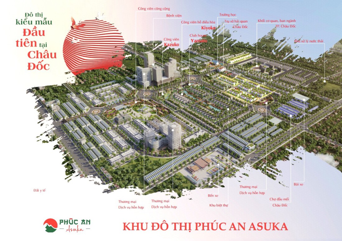 Tổng thể Phúc An Asuka Châu Đốc